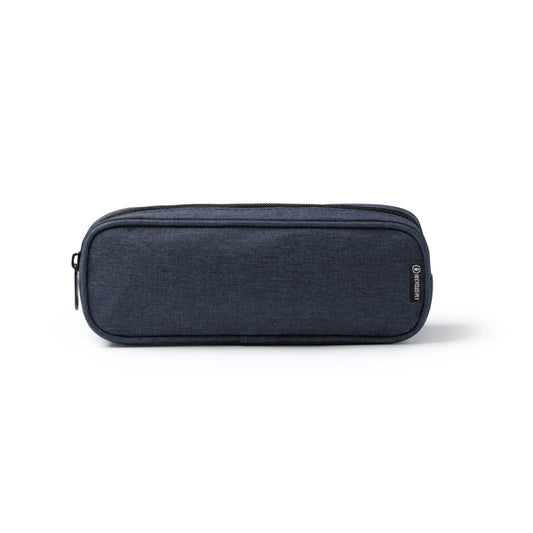 Stamina Montu RPET pencil case in royal blue, ready for logo printing