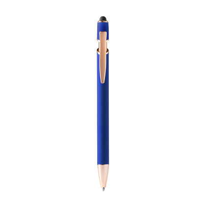 Stamina Roses metal ballpoint ball pen in royal blue, ready for laser engraving