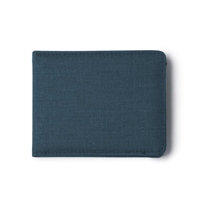 Stamina Beuner RPET purse in heather denim, ready for logo printing