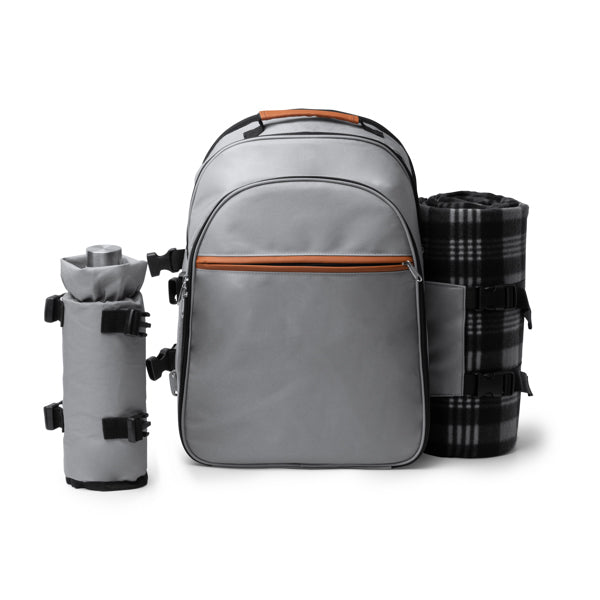 Stamina Garten RPET backpack in grey, ready for logo printing