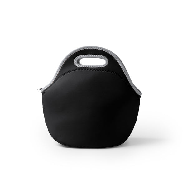 Stamina Gomat neoprene lunch box in black, ready for logo printing