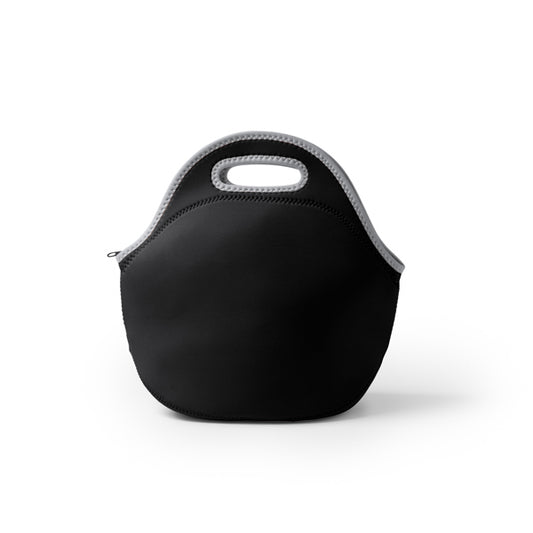 Stamina Gomat neoprene lunch box in black, ready for logo printing