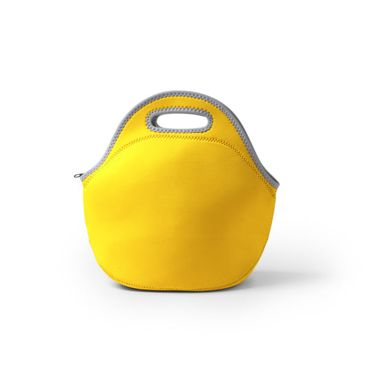 Stamina Gomat neoprene lunch box in yellow, ready for logo printing