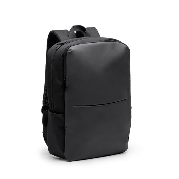 Stamina Grindel PU leather and RPET backpack, ready for logo printing