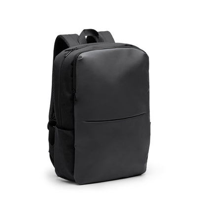 Stamina Grindel PU leather and RPET backpack, ready for logo printing