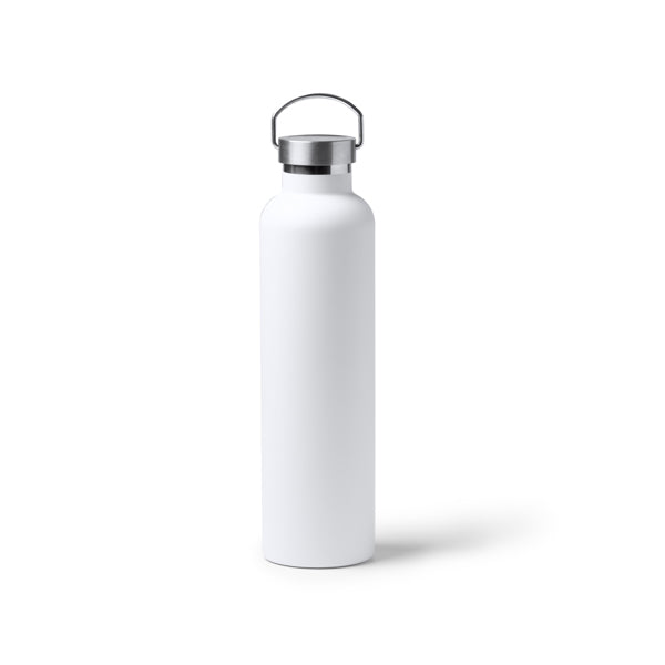 Stamina Freski stainless steel vacuum flask in white, ready for laser engraving