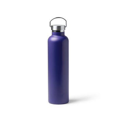 Stamina Freski stainless steel vacuum flask in royal blue, ready for laser engraving