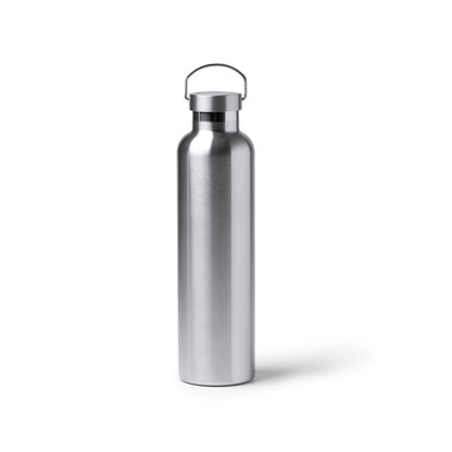 Stamina Freski stainless steel vacuum flask in silver, ready for laser engraving