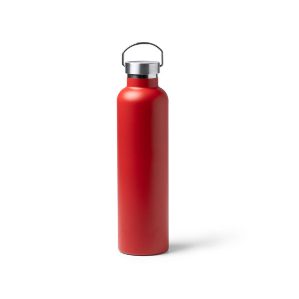 Stamina Freski stainless steel vacuum flask in red, ready for laser engraving