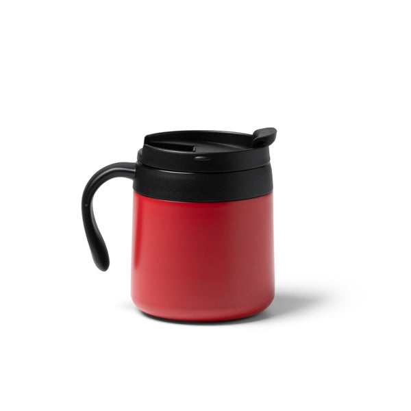 Stamina Vake recycled stainless steel thermal cup 350 ml in red, ready for laser engraving