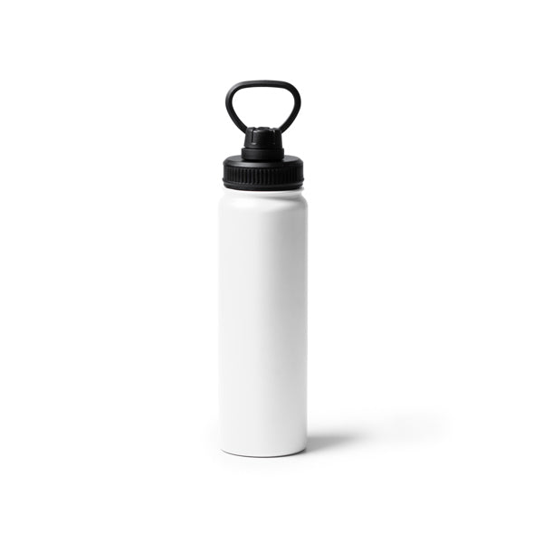Stamina Polit vacuum flask 750 ml in white, ready for laser engraving
