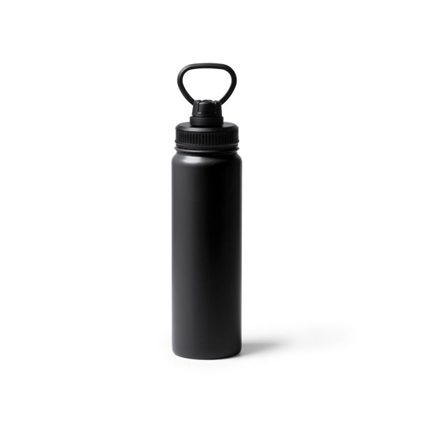 Stamina Polit vacuum flask 750 ml in black, ready for laser engraving