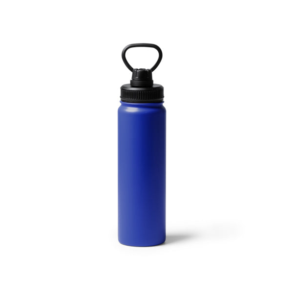 Stamina Polit vacuum flask 750 ml in royal blue, ready for laser engraving
