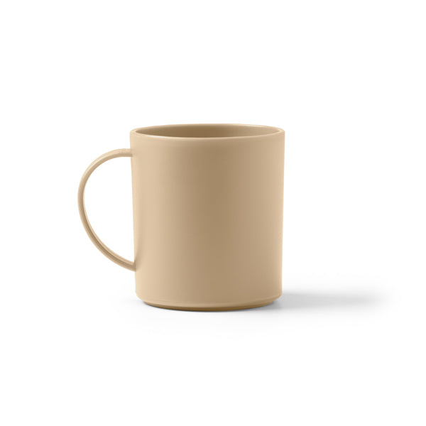 Stamina Lino ml reusable PP mug 300 ml in beige, ready for logo printing