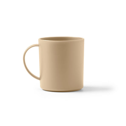 Stamina Lino ml reusable PP mug 300 ml in beige, ready for logo printing