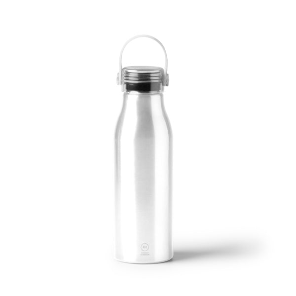 Stamina Fental recycled aluminium bottle 750 ml in white, ready for laser engraving