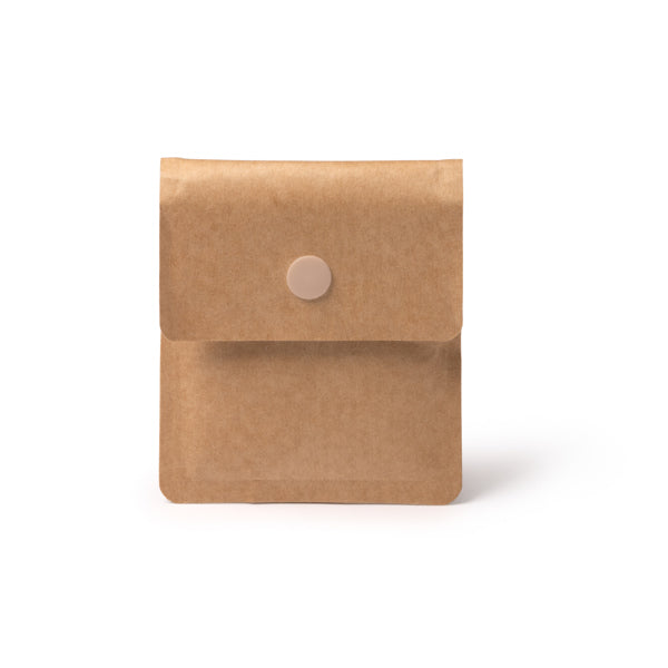 Stamina Burma recycled paper ashtray in beige, ready for logo printing