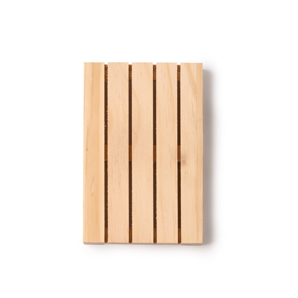 Stamina Ramy pine wood coaster in beige, ready for laser engraving