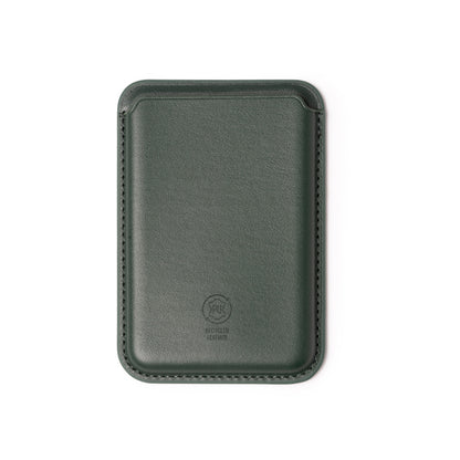 Stamina Cairo recycled PU card holder in dark green, ready for logo printing
