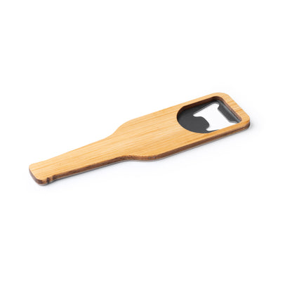 Stamina Pilsen bamboo bottle opener, ready for logo printing