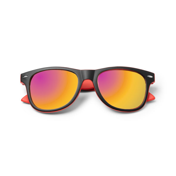 Stamina Mezek pC (polycarbonate) sunglasses in red, ready for logo printing