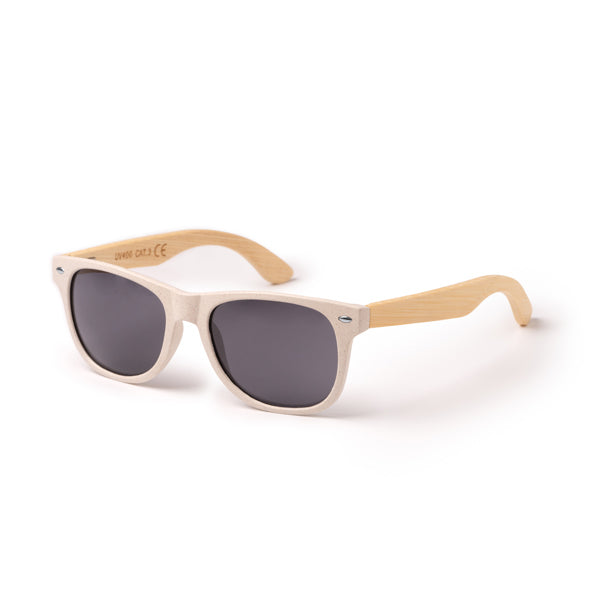 Stamina Bomer wheat fibre and bamboo sunglasses, ready for laser engraving