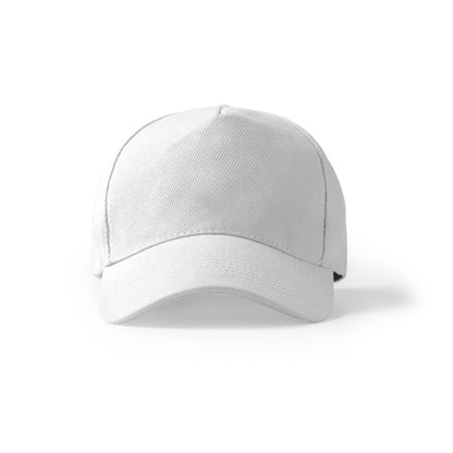 Stamina Fred cotton cap in white, ready for logo printing