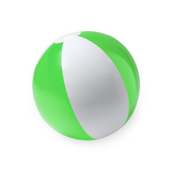 Stamina Yazos pVC beach ball in fern green, ready for logo printing
