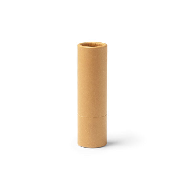 Stamina Riba recycled cardboard lip balm in beige, ready for logo printing