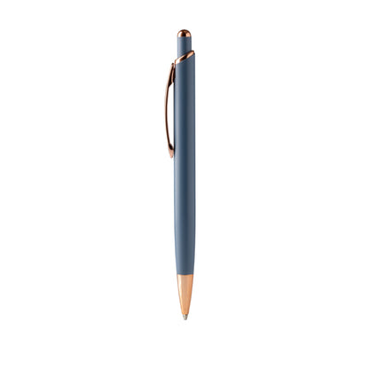 Stamina Perla push ball pen in royal blue, ready for logo printing