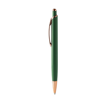 Stamina Perla push ball pen in dark green, ready for logo printing