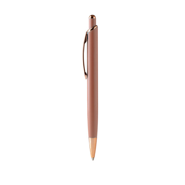 Stamina Perla push ball pen in pink, ready for logo printing