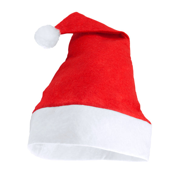 Stamina Elfy santa's Christmas hat for kids in red, ready for logo printing