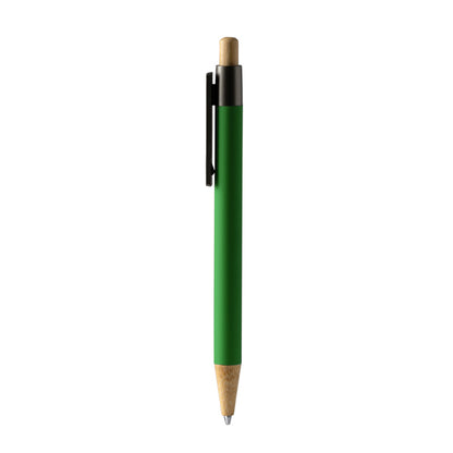 Stamina Copla bamboo ball pen in fern green, ready for logo printing