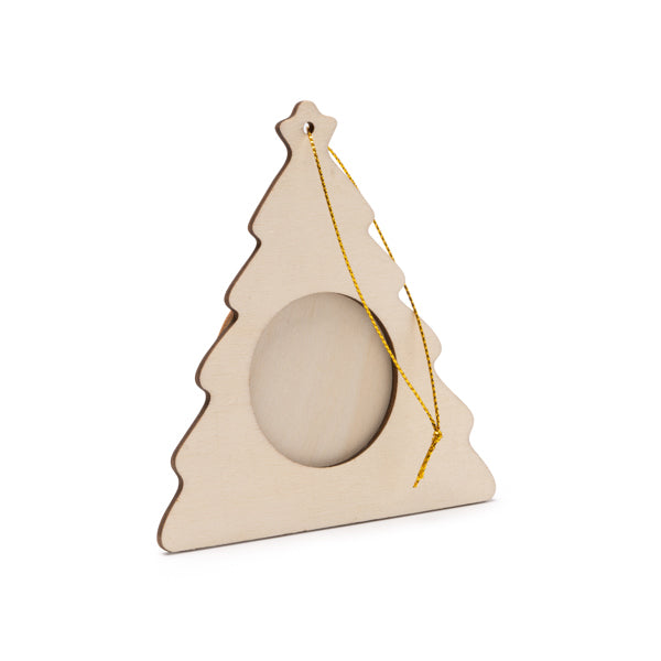 Stamina Filey wood Christmas decoration, ready for laser engraving