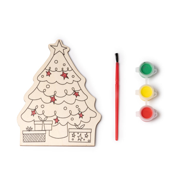 Stamina Candel wood Christmas decoration in tree, ready for laser engraving