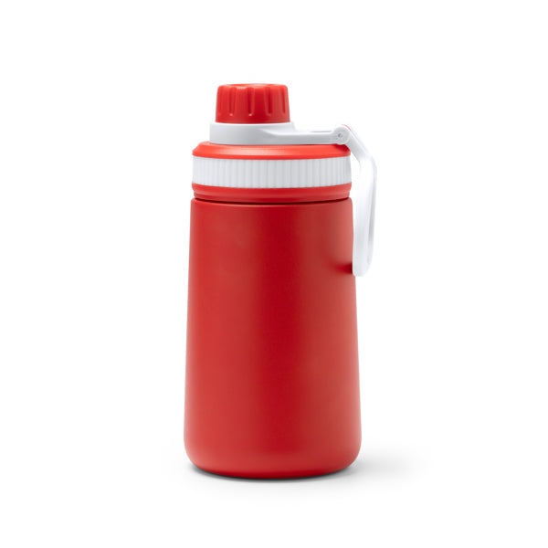Stamina Pumba double-walled stainless steel vacuum flask in red, ready for logo printing
