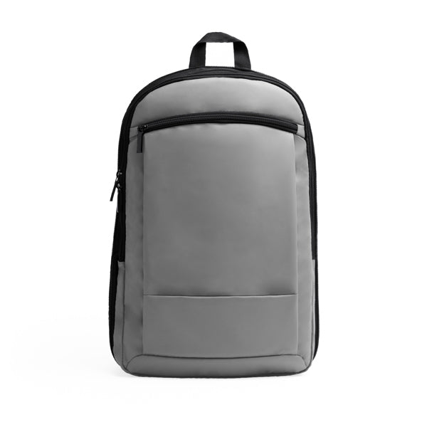 Stamina Binder recycled polyester RPET and backpack in grey, ready for logo printing