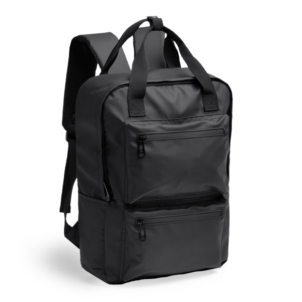 Stamina Rusel PU leather backpack, ready for logo printing