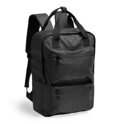 Stamina Rusel PU leather backpack, ready for logo printing