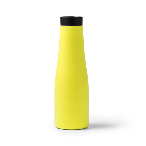 Stamina Turman double-walled stainless steel vacuum flask in yellow, ready for laser engraving