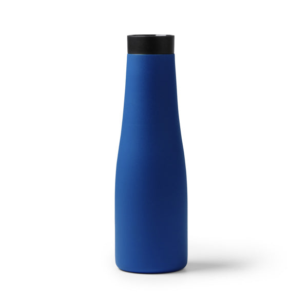 Stamina Turman double-walled stainless steel vacuum flask in royal blue, ready for laser engraving