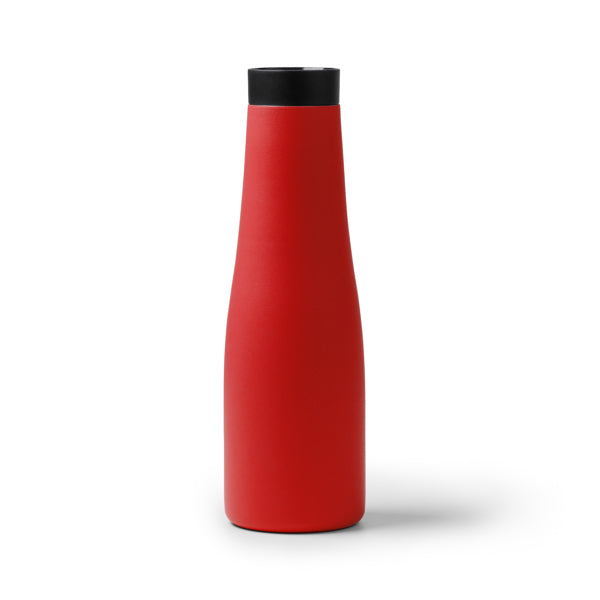 Stamina Turman double-walled stainless steel vacuum flask in red, ready for laser engraving