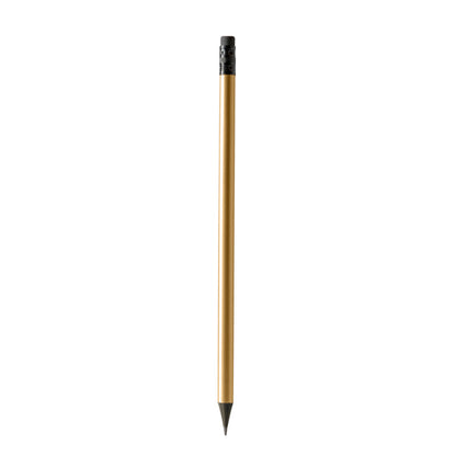 Stamina Chantra black wooden pencil in gold, ready for logo printing