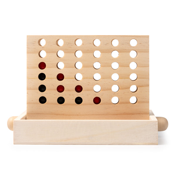 Stamina Vicos wood game in beige, ready for laser engraving