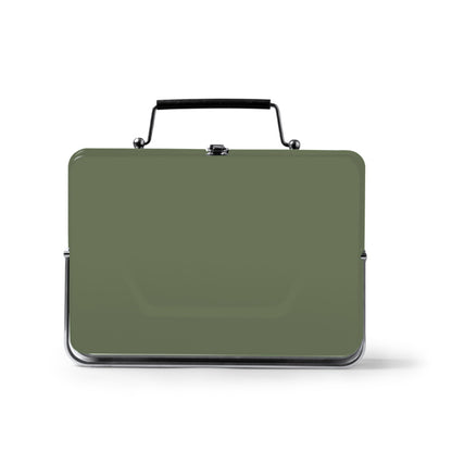 Stamina Rulot stainless steel portable barbecue in army green, ready for laser engraving
