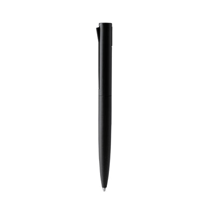 Stamina Brook recycled ABS and recycled ball pen in black, ready for logo printing