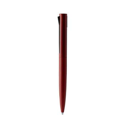 Stamina Brook recycled ABS and recycled ball pen in dark red, ready for logo printing