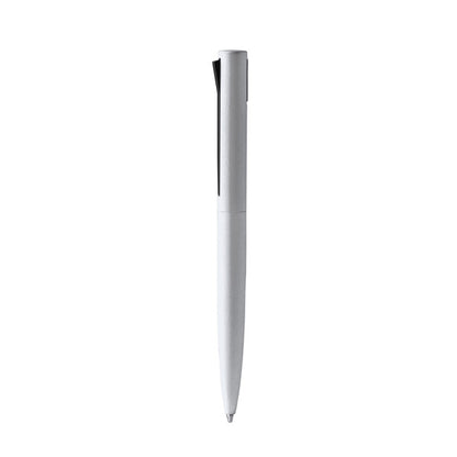 Stamina Brook recycled ABS and recycled ball pen in silver, ready for logo printing