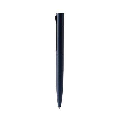 Stamina Brook recycled ABS and recycled ball pen in navy blue, ready for logo printing